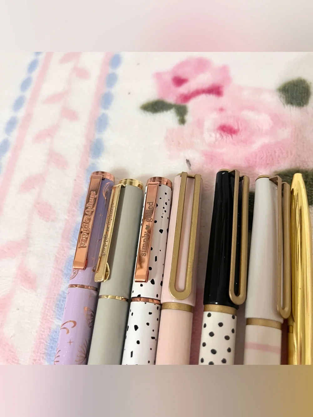 U Brands and Simply Gilded Set of 7 Decorative Ballpoint Pens